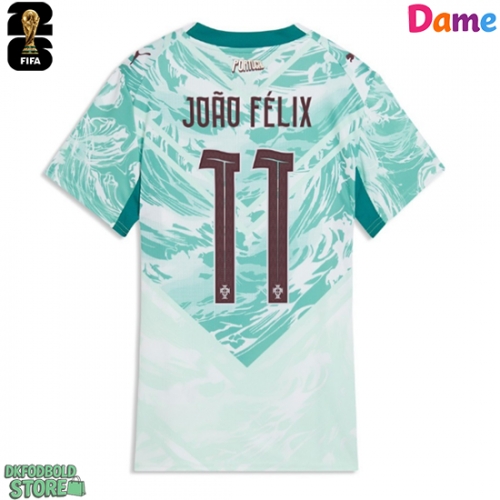 Portugal Joao Felix #11 Replika Udebanetrøje Dame VM 2026 Kortærmet